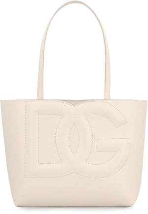 Tote bag Logo in pelle-1